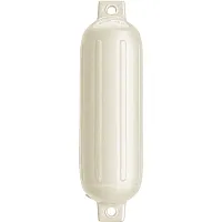 Polyform G-3 Twin Eye Fender 5.5&quot; x 19&quot; - Metallic White