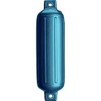 Polyform G-4 Twin Eye Fender 6.5&quot; x 22&quot; - Metallic Blue