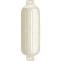 Polyform G-5 Twin Eye Fender 8.8&quot; x 26.8&quot; - Metallic White
