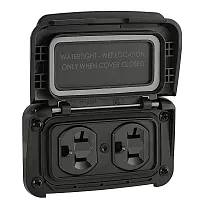 Scanstrut Ventura Series Dual AC Outlet - 125V - 20A