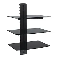 Cmple Economy Aluminum And Tempered Glass Dvd Mount (Max 17.6Lbs