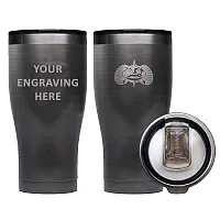 Toadfish Custom Engraved Non-Tipping 20oz Tumbler - Graphite (MINIMUM ORDER QUAN