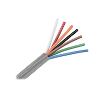 Pacer Unshielded 7 Conductor Cable - 100' - 18/7 AWG - White, Red, Orange, Black