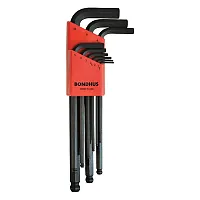 Bondhus Balldriver Metric Hex Ball End L-Key Wrenches 1.5Mm To 10Mm (9 Piece)