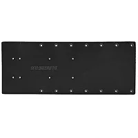 Sea Brackets 20" Straight Trolling Motor Plate - Black
