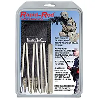 Atsko Rapid Rod 26&quot; Collapsible Gun Cleaning Rod With Nylon Case And 5 Jags