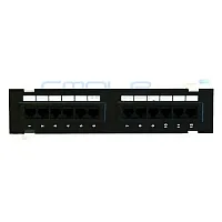 Cmple Cat6 Mini Panel 110 Type 12 Port (568A/B Compatible),Verti