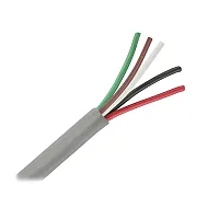 Pacer Unshielded 5 Conductor Cable - 25' - 18/5 AWG - Green, Brown, White, Black