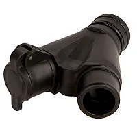 RUPES 2-Way Union Vacuum Connector w/Clampet Valve
