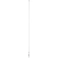 Scout 8' QuickFit White VHF Antenna w/5M Cable + FME Quick 6 Foam Filled 6db Sol