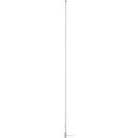 Scout 8' White VHF Antenna 6dB Stainless Steel Ferrule w/5M RG-58 Coax Includes 