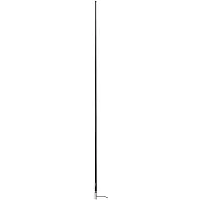 Scout 8' Black VHF Antenna 6dB Stainless Steel Ferrule w/5M RG-58 Coax Includes 