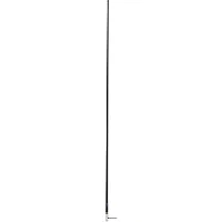 Scout 8' Black VHF Antenna 6dB Heavy Stainless Steel Ferrule w/6M RG-8x Includes