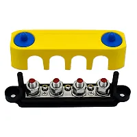 Bluewater Common Stud 4 Gang Positive Terminal Busbar w/Cover