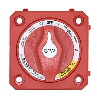Bluewater Off/On Combine Battery Switch w/o Base - Panel Mount - Red