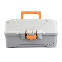 Plano Three-Tray Tackle Box - Light Grey/Dark Grey