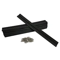 Caliber Marine Slides 1.5"x15" Black *10-Pack