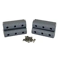 Caliber BunkWrap End Cap 2x6" Grey Accessory Kit w/Stainless Steel Hardware *4-P
