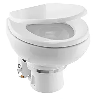 Dometic MasterFlush 7160 White Electric Macerating Toilet w/Orbit Base, Raw Wate