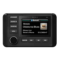 KICKER KMC4 Weather-Resistant Gauge-Style Media Center w/Bluetooth