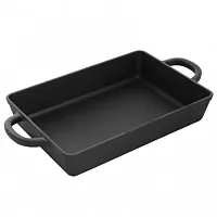 Crock Pot Artisan 13 in. Preseasoned Cast Iron Lasagna Pan