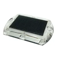 Hydro Glow 3.5" x 4.5" Rectangular LED Ultra Thin Solar Pathway Dock Light 5000K