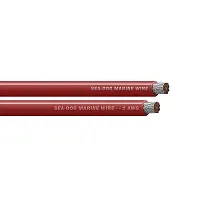 Sea-Dog 1 AWG Red Battery Cable - 50'