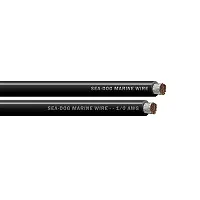 Sea-Dog 1/0 AWG Black Battery Cable - 100'