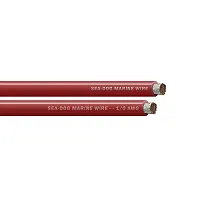 Sea-Dog 1/0 AWG Red Battery Cable - 100'