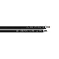 Sea-Dog 12 AWG Black Primary Wire - 25'