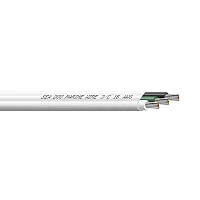 Sea-Dog 16/3 AWG Flat Triplex Wire - White/Green/Black - 1000'