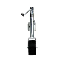 Powerwinch Utility Series Jack - 1500lb, Weld-On, Single Wheel Wide, Zinc