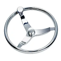 Schmitt Marine Vision Elite Stainless Steel 15.5" Steering Wheel