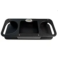Deep Blue Marine Double Cup Holder w/Suction Cups - Black