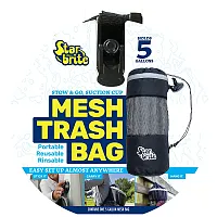 Star brite Mesh Trash Bag w/Locking Suction Cup &amp; Litter Guard Cinch Tie - 5