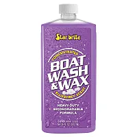 Star brite Boat Wash &amp; Wax - Heavy Duty Concentrate - Blueberry Scent - 16 o