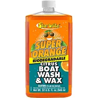 Star brite Super Orange Citrus Boat Wash &amp; Wax - Fresh &amp; Salt Water - 32