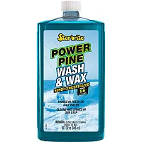 Star brite Power Pine Boat Wash &amp; Wax - Concentrated Marine Grade Formula - 