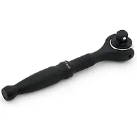 Titan 1/4&quot; Drive - Swivel Head Micro Ratchet - Black