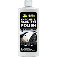 Star brite Chrome &amp; Stainless Polish - Marine Grade Formula - 8 oz