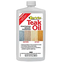 Star brite Teak Oil - Long Lasting, Penetrating, Sealer, &amp; Preserver w/UV In