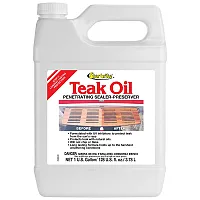 Star brite Teak Oil - Long Lasting, Penetrating, Sealer, &amp; Preserver w/UV In