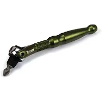 Titan 1/4" Drive X 4" Swivel Head Micro Bit Driver (Green)