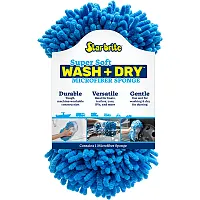 Star brite Microfiber Reggae Sponge - Blue, Dual-Sided Scrubbing &amp; Dusting