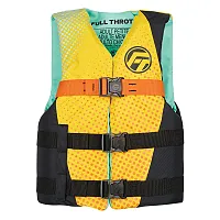 Full Throttle Teen Nylon Life Jacket - Yellow/Black