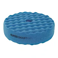 RUPES SMARTFIX&reg; Double-Sided Coarse Foam Pad - 180mm - Blue