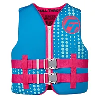 Full Throttle Youth Rapid-Dry Life Jacket - Aqua