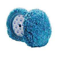 Lake Country Marine Blue/Teal Medium Cut Wool Pad - 6.5" x 1.5"