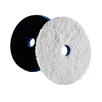 Lake Country HDO Heavy Cutting Microfiber Pad 5.5" - Blue Foam w/White Microfibe