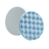 Lake Country Blue Waffle Pro Finessing Foam Pad 8" x 1.5" *2-Pack